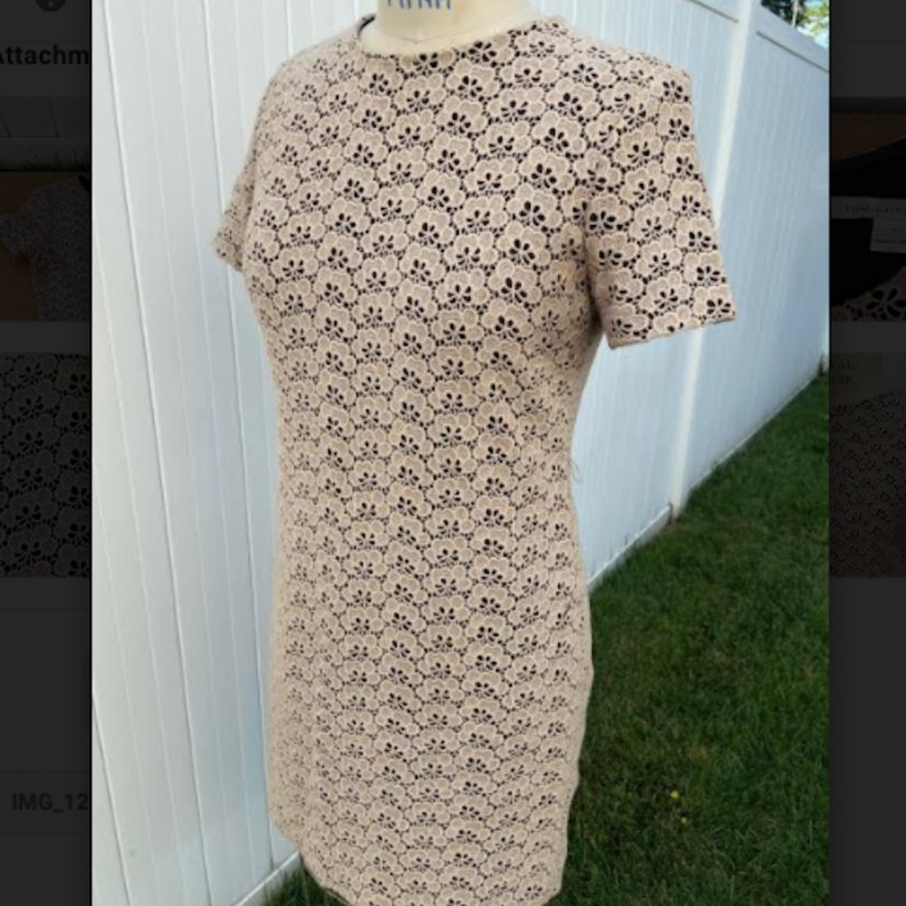 Diane Von Furstenberg Lace Dress, Size 4 - Picture 2 of 10